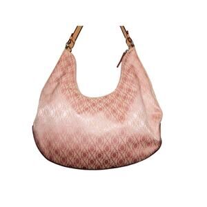 XOXO Pink Tan Hobo Handbag